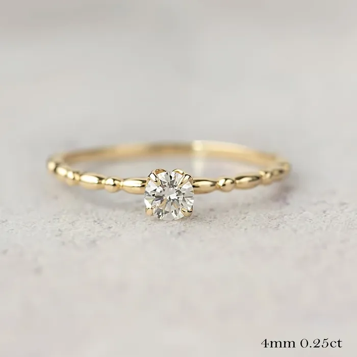 Envero Jewelry Candy Ring Round Brilliant Cut Diamond Rings