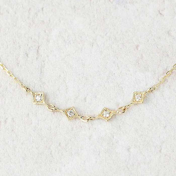 Envero Jewelry Multi Star Diamond Necklace Necklaces