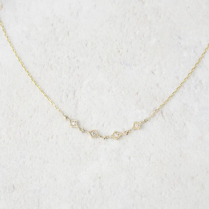 Envero Jewelry Multi Star Diamond Necklace Necklaces