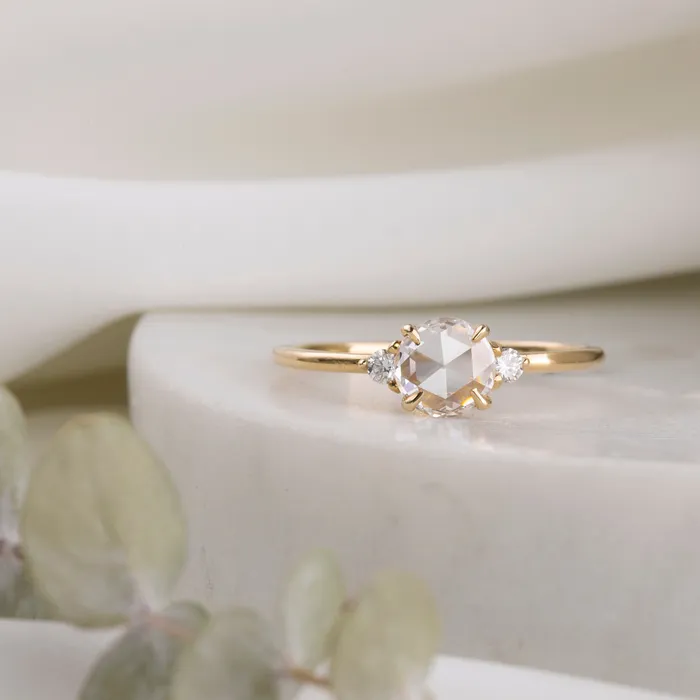 Envero Jewelry Rings Emilie Ring 050ct Rose Cut Diamond 14k Yellow Gold One of a kind Envero Jewelry Rings Emilie Ring 050ct Rose Cut Diamond 14k Yellow Gold One of a kind