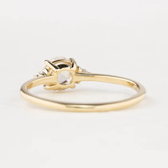 Envero Jewelry Rings Emilie Ring 050ct Rose Cut Diamond 14k Yellow Gold One of a kind