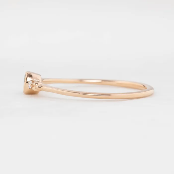 Envero Jewelry Rings Estel Ring 020ct Blue Green Montana Sapphire 14k Rose Gold Envero Jewelry Rings Estel Ring 020ct Blue Green Montana Sapphire 14k Rose Gold
