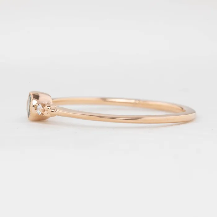 Envero Jewelry Rings Estel Ring 020ct Light Blue Montana Sapphire 14k Rose Gold Envero Jewelry Rings Estel Ring 020ct Light Blue Montana Sapphire 14k Rose Gold