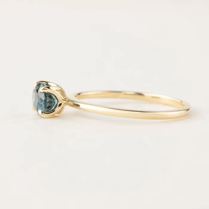 Envero Jewelry Rings Sara Ring 100ct Parti Blue Green Montana Sapphire One of a kind