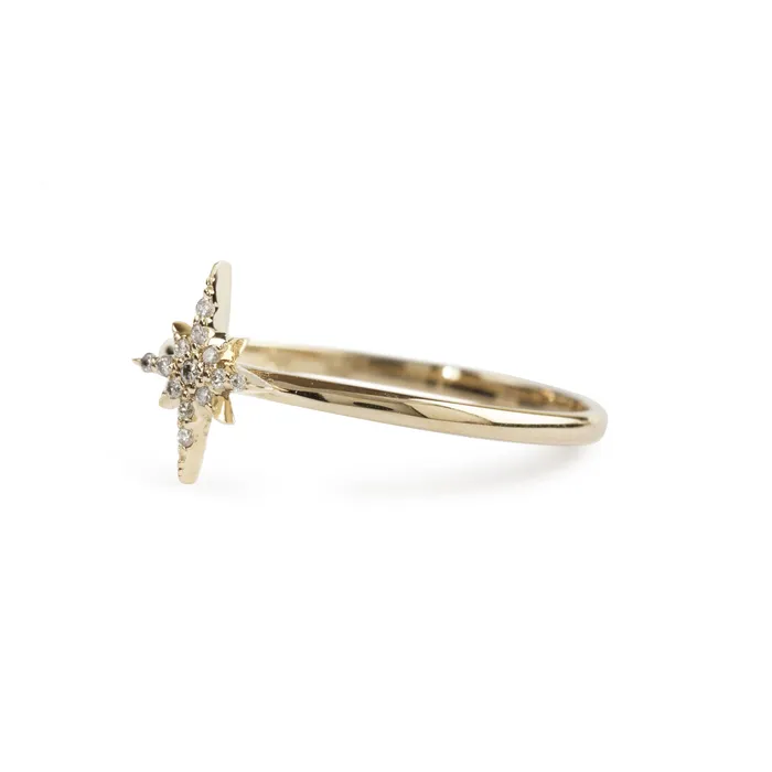 Envero Jewelry Starburst Diamond Set Ring Rings