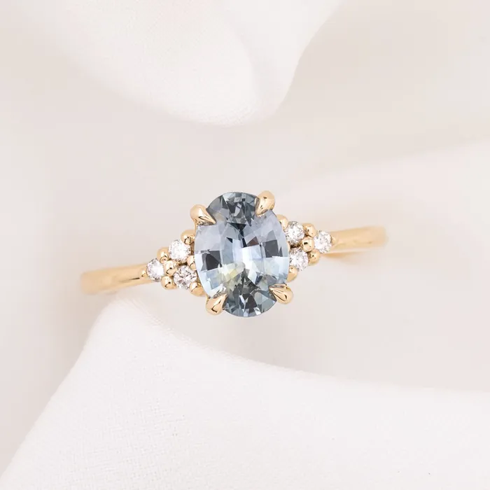 Envero Jewelry Teresa Ring 130ct Aqua Blue Montana Sapphire 14k Yellow Gold One of a kind Rings Envero Jewelry Teresa Ring 130ct Aqua Blue Montana Sapphire 14k Yellow Gold One of a kind Rings