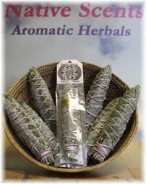Four Directions Smudge Sticks with desert sage Native Scents Inc Necklaces