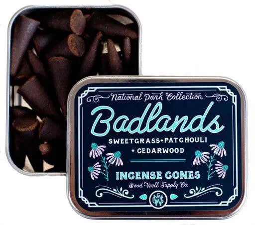 Good Well Supply Co Earrings Badlands Incense Patchouli Cedarwood Sweetgrass