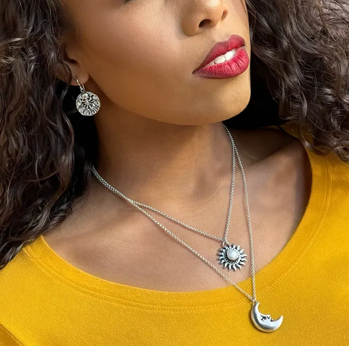 HeidiJHale Designs Live In The Sunshine Sterling Silver Necklace Necklaces