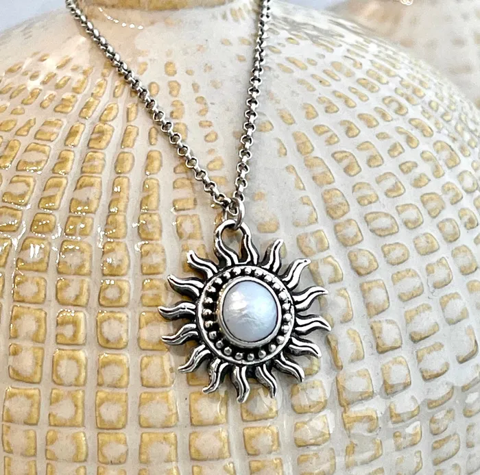 HeidiJHale Designs Live In The Sunshine Sterling Silver Necklace Necklaces
