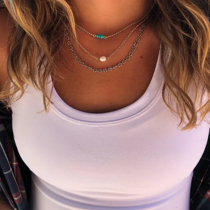 HeidiJHale Necklaces Simple Freshwater Pearl Necklace Quick Ship