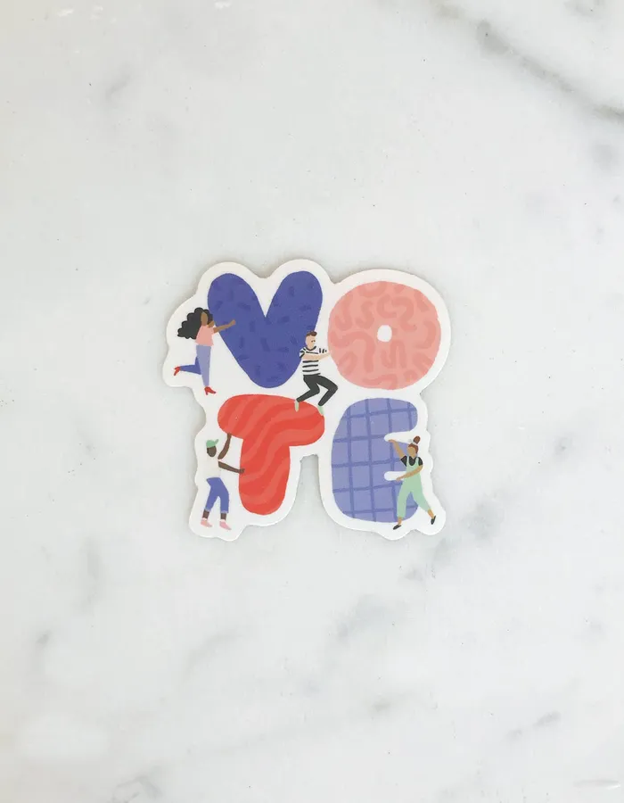 Idlewild Co Earrings Vote Sticker