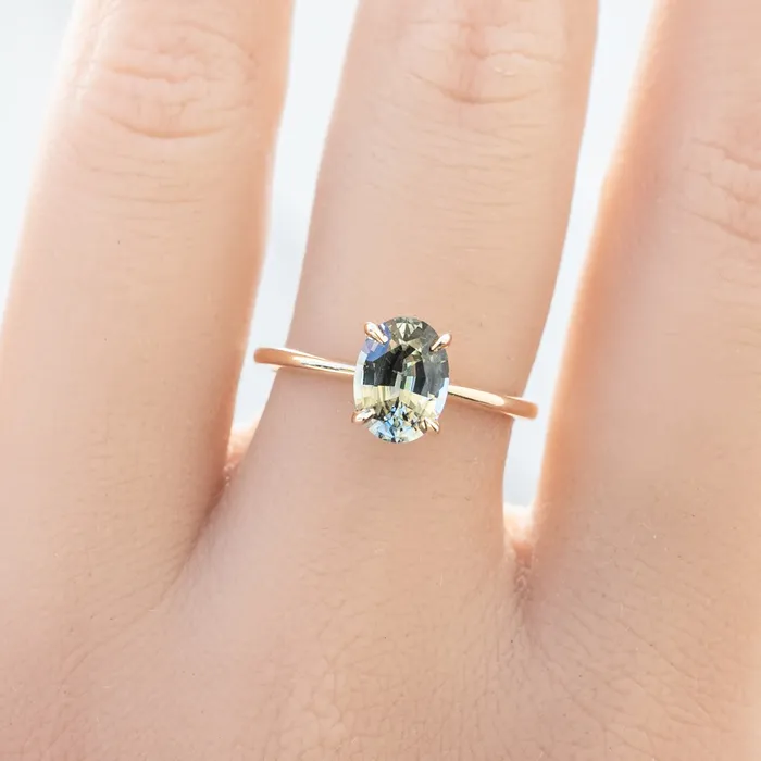 Jane Ring 147ct Gray Blue Madagascar Sapphire 14k Yellow Gold One of a kind Envero Jewelry Rings Jane Ring 147ct Gray Blue Madagascar Sapphire 14k Yellow Gold One of a kind Envero Jewelry Rings