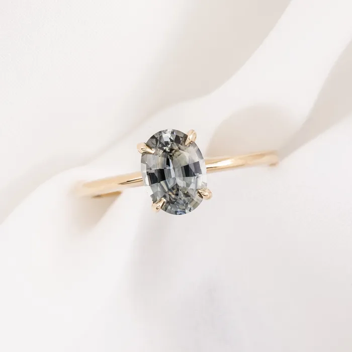 Jane Ring 147ct Gray Blue Madagascar Sapphire 14k Yellow Gold One of a kind Envero Jewelry Rings Jane Ring 147ct Gray Blue Madagascar Sapphire 14k Yellow Gold One of a kind Envero Jewelry Rings