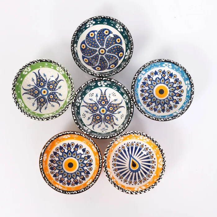 KAFTHAN Earrings Turkish Ceramic Bowl Small