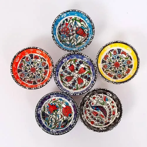 KAFTHAN Earrings Turkish Ceramic Bowl Small