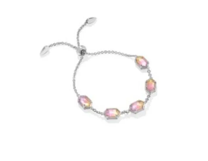 Kendra Scott Kendra ScottHALLIE DELICATE CHAIN BRACELET SILVER SUNRISE WATERCOLOR ILLUSION 9608877010 Bracelets Kendra Scott Kendra ScottHALLIE DELICATE CHAIN BRACELET SILVER SUNRISE WATERCOLOR ILLUSION 9608877010 Bracelets