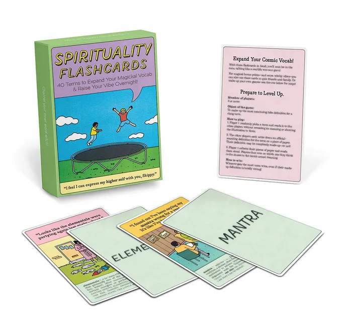 Knock Knock Earrings Spirituality Flashcards Deck 36 Cards