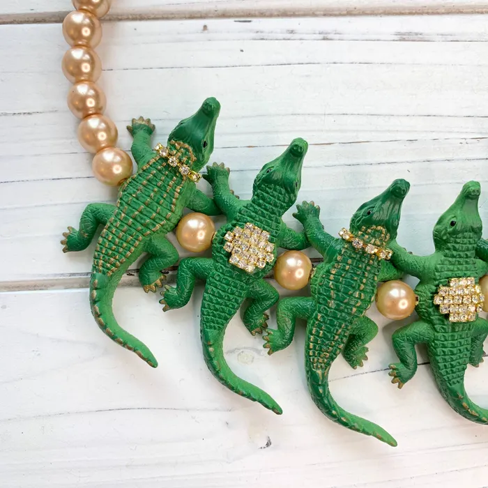 Lenora Dame Alligator Necklace Necklaces