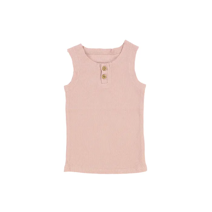 Lil Legs Earrings Lil Legs Ribbed Tank Blush