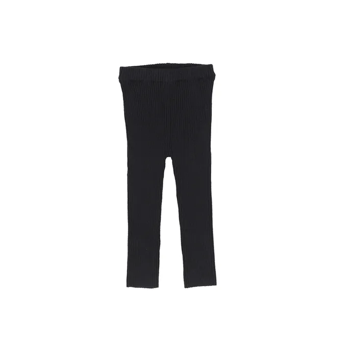Lil Legs Rings Lil Legs Knit Leggings Black