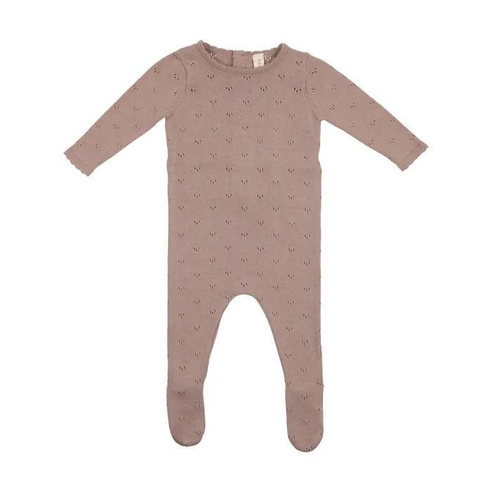 Lilette Earrings Lilette Pointelle Knit Footie Blush