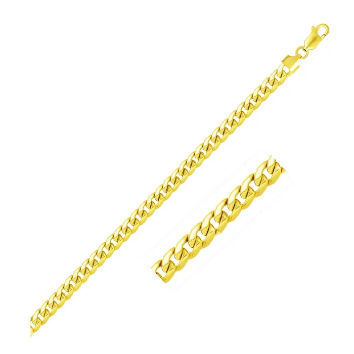 MayaMila Necklaces 45mm 14k Yellow Gold Miami Cuban Chain