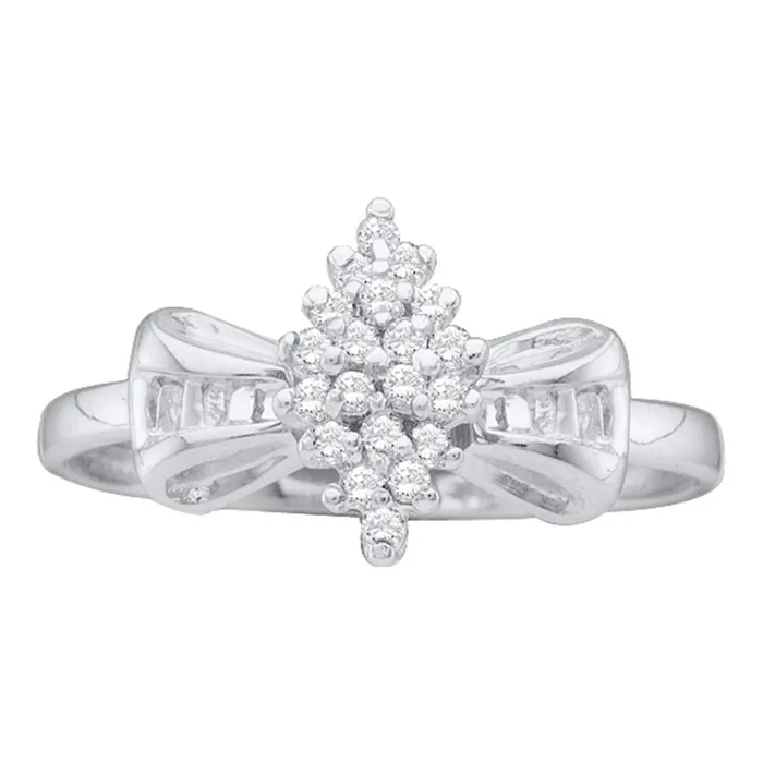 mayamila Rings 10kt White Gold Womens Round Prongset Diamond Oval Cluster Baguette Ring 110 Cttw mayamila Rings 10kt White Gold Womens Round Prongset Diamond Oval Cluster Baguette Ring 110 Cttw