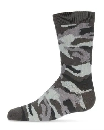 Memoi Camo Boys Crew Socks Gray Memoi Earrings