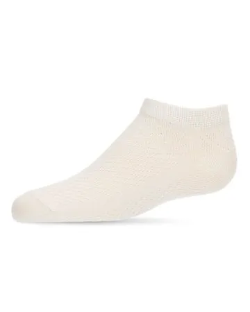 Memoi Rings Memoi Pointelle Anklet Socks Winter White