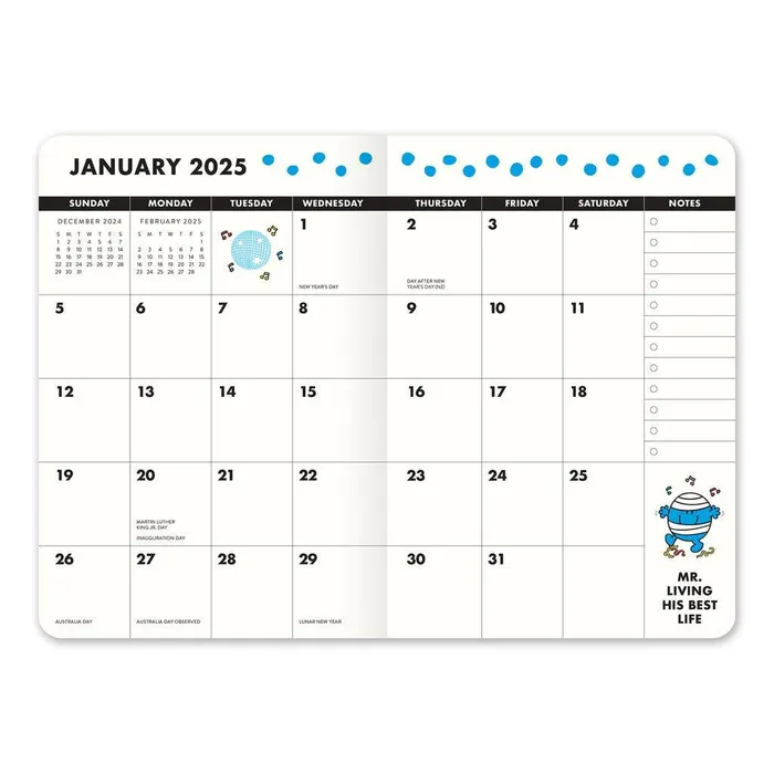 Necklaces 2025 Little Miss Punctual Monthly Pocket Planner Studio Oh