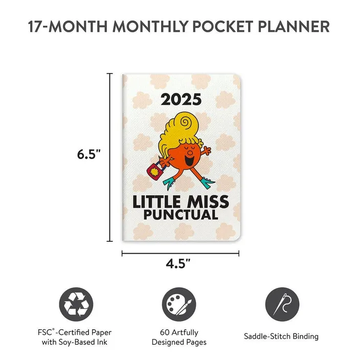 Necklaces 2025 Little Miss Punctual Monthly Pocket Planner Studio Oh