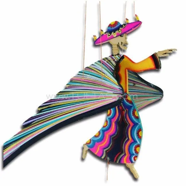 Necklaces Calavera Catrina Day of the Dead Mobile Tulias Artisan Gallery