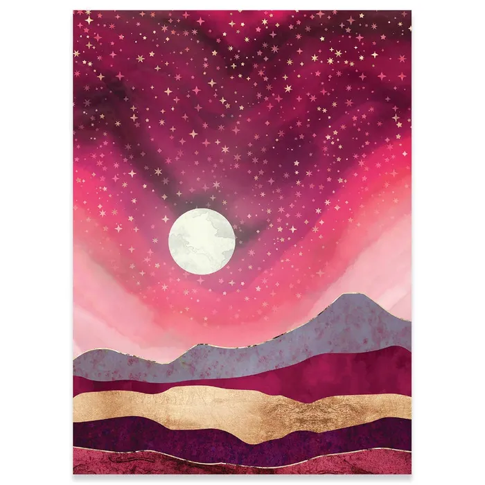 Necklaces Calypso Cards Inc PINK SUNSET ANNIVERSARY CARD
