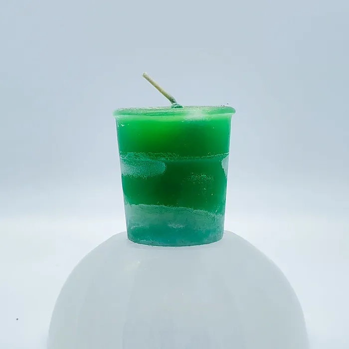 Necklaces Crystal Journey Candles Heart Chakra Green Votive Candle Reiki Charged