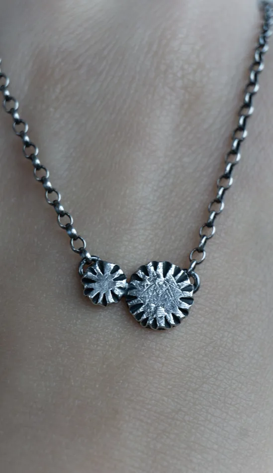 Necklaces Double Circle Ridge Necklace Briana Harrison