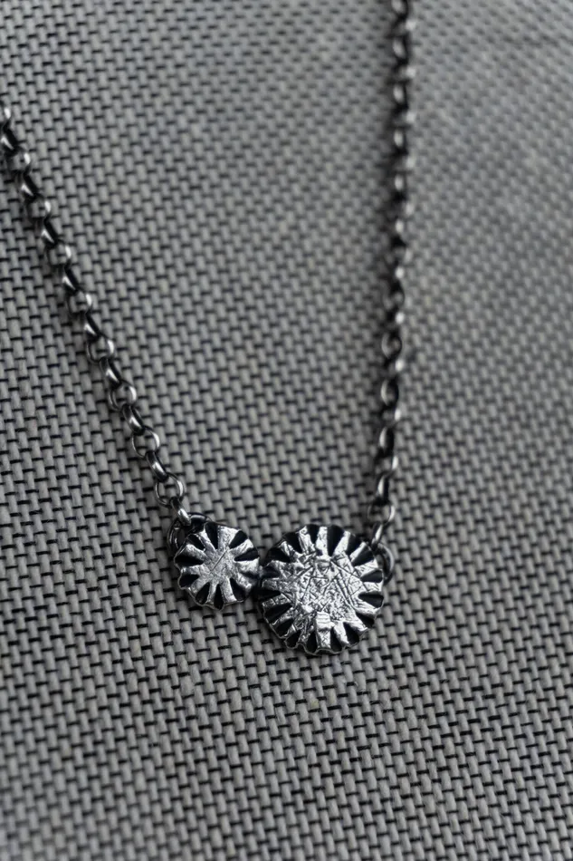 Necklaces Double Circle Ridge Necklace Briana Harrison