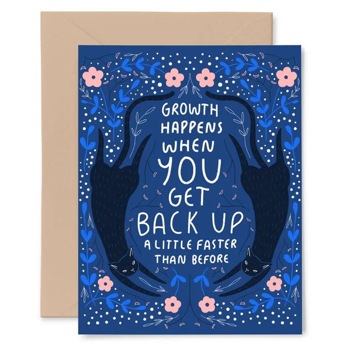 Necklaces Gingiber Growth Happens Card