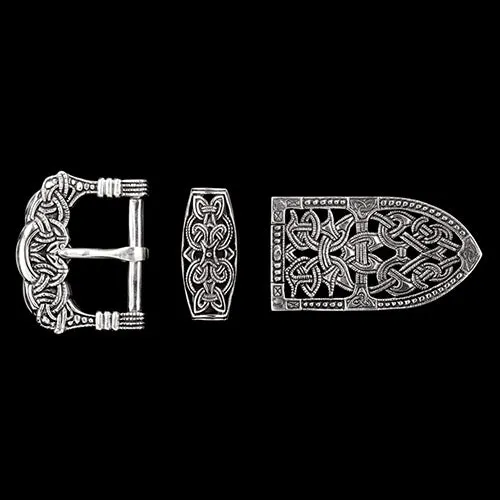 Northan Viking Silver Earrings Gokstad Viking Belt
