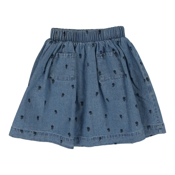 Rings Analogie Floral Skirt Denim Printed Denim Collection Analogie
