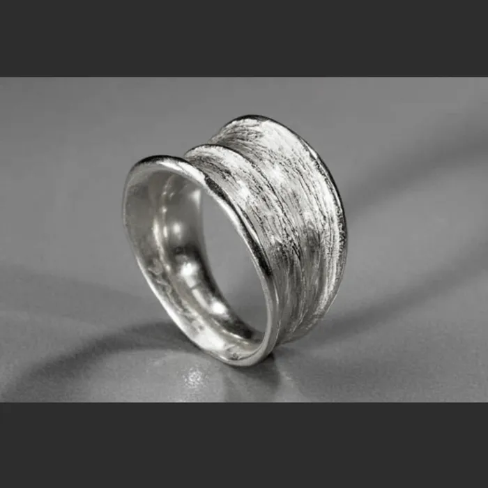 Rings Dahlia Kanner Two Row Tapered Horn Ring