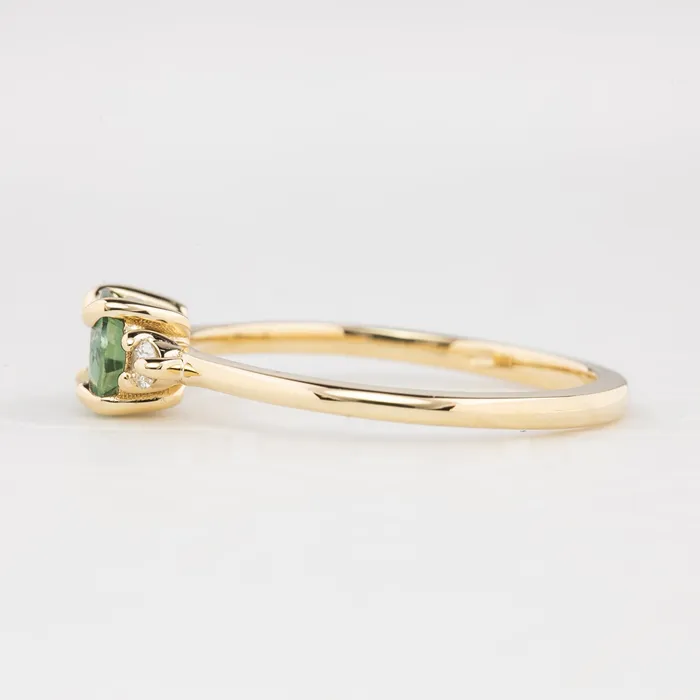 Rings Envero Jewelry Emilie Ring 085ct Blue Green Madagascar Sapphire 14k Yellow Gold One of a kind Rings Envero Jewelry Emilie Ring 085ct Blue Green Madagascar Sapphire 14k Yellow Gold One of a kind