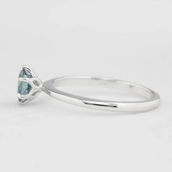 Rings Envero Jewelry Floryn Ring 070ct Blue Montana Sapphire 14K White Gold Rings Envero Jewelry Floryn Ring 070ct Blue Montana Sapphire 14K White Gold