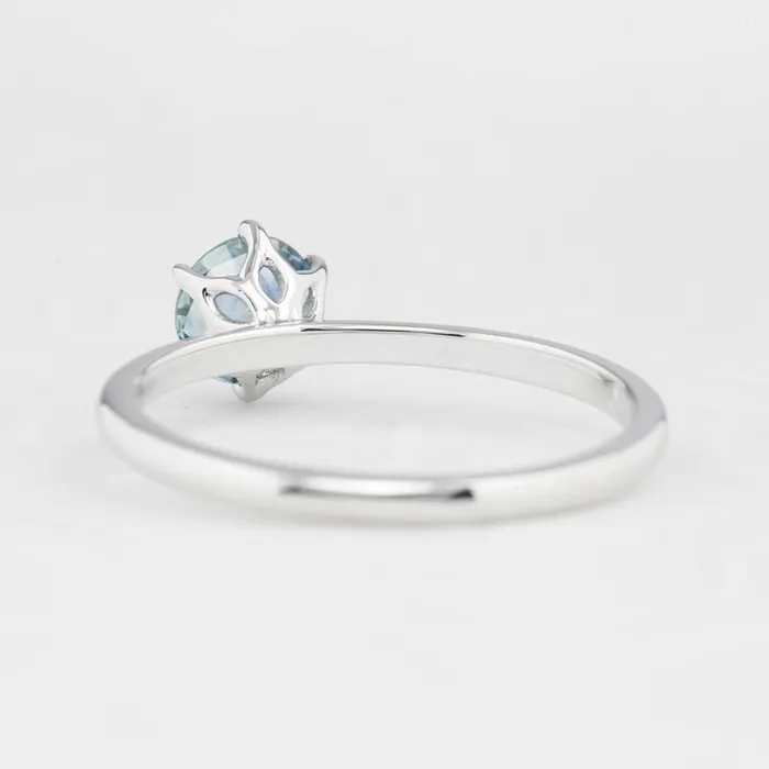 Rings Envero Jewelry Floryn Ring 070ct Blue Montana Sapphire 14K White Gold Rings Envero Jewelry Floryn Ring 070ct Blue Montana Sapphire 14K White Gold