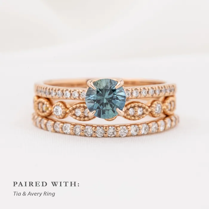 Rings Envero Jewelry Maria Ring 075ct Blue Green Montana Sapphire 14k Rose Gold One of a kind Rings Envero Jewelry Maria Ring 075ct Blue Green Montana Sapphire 14k Rose Gold One of a kind