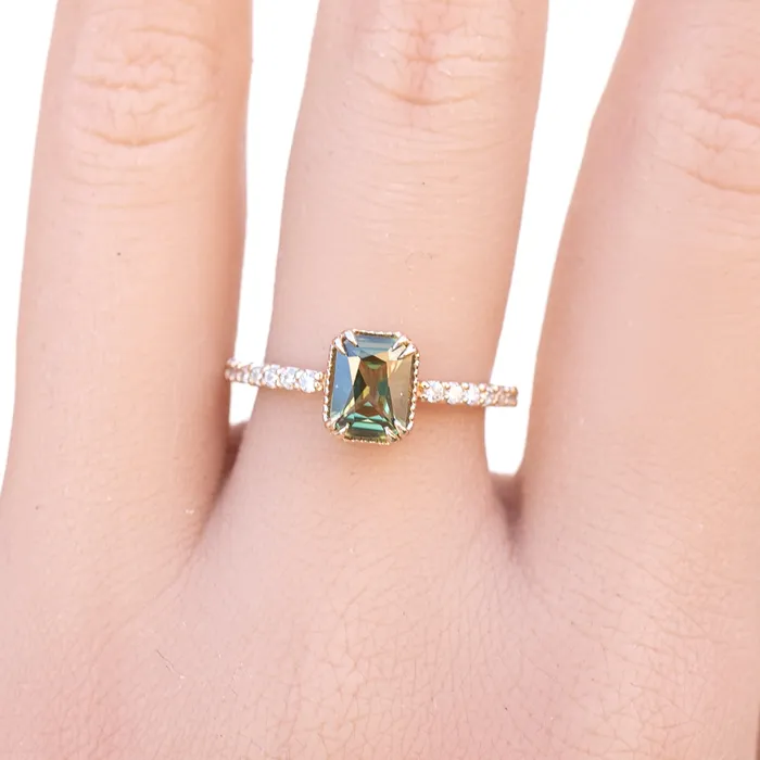 Rings Envero Jewelry Maya Setting EmeraldRadiant cut Rings Envero Jewelry Maya Setting EmeraldRadiant cut