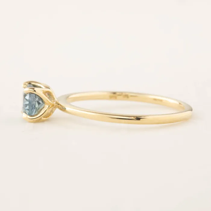 Rings Envero Jewelry Sara Ring 105ct Blue Green Montana Sapphire One of a kind