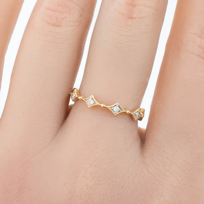 Rings Envero Jewelry Star Diamond Eternity Ring Rings Envero Jewelry Star Diamond Eternity Ring