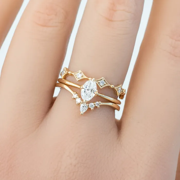 Rings Envero Jewelry Star Diamond Eternity Ring Rings Envero Jewelry Star Diamond Eternity Ring