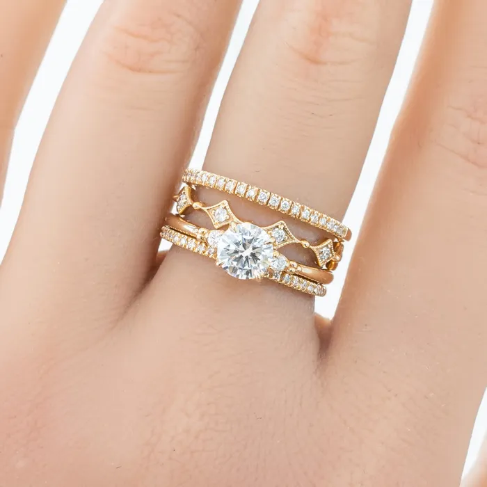Rings Envero Jewelry Star Diamond Eternity Ring Rings Envero Jewelry Star Diamond Eternity Ring